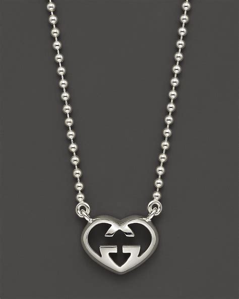 Gucci Love Britt Heart Pendant Necklace 